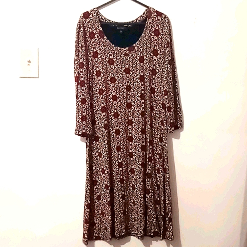 Karen Kane floral dress large - Picture 4 of 11